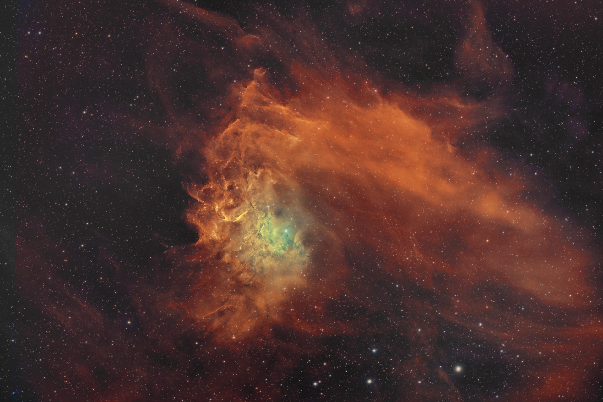IC405 H/SHO-HOO Lunette de 80mm 6h15 de pose.