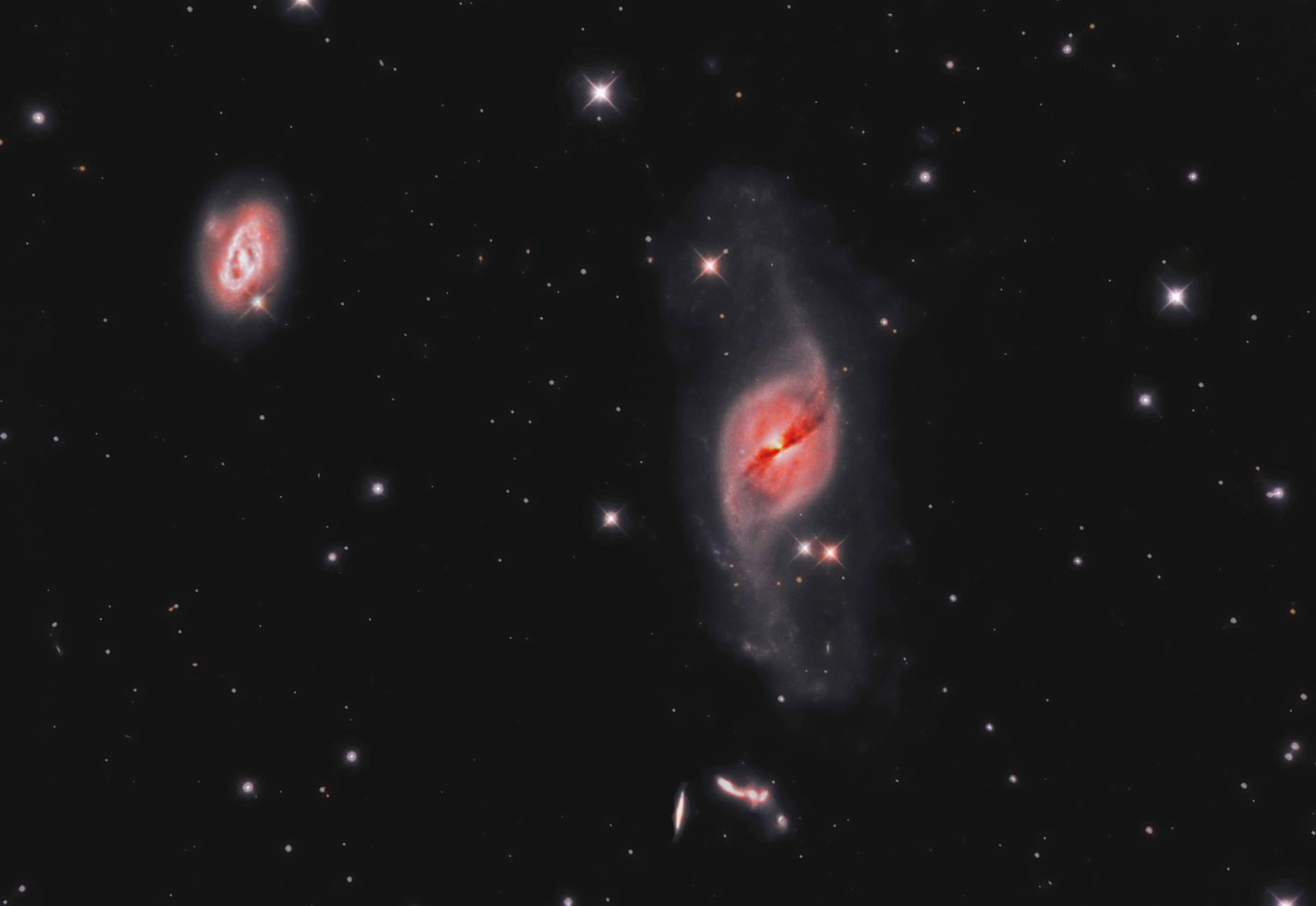 NGC3718 RC250 ASI294MMP 5h45 de poses cumulées.